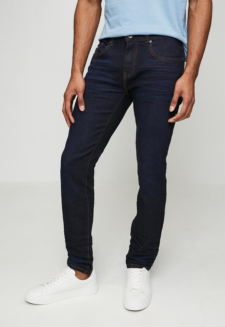 Ben Sherman - Slim Fit Spray Coated Denim - Dark Indigo