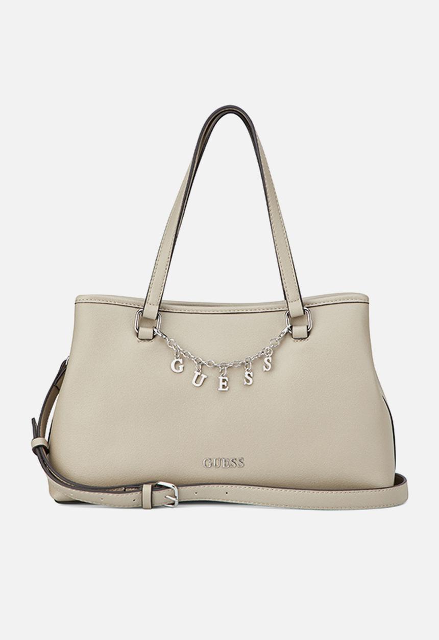 GUESS - Angelica Satchel Bag- Taupe