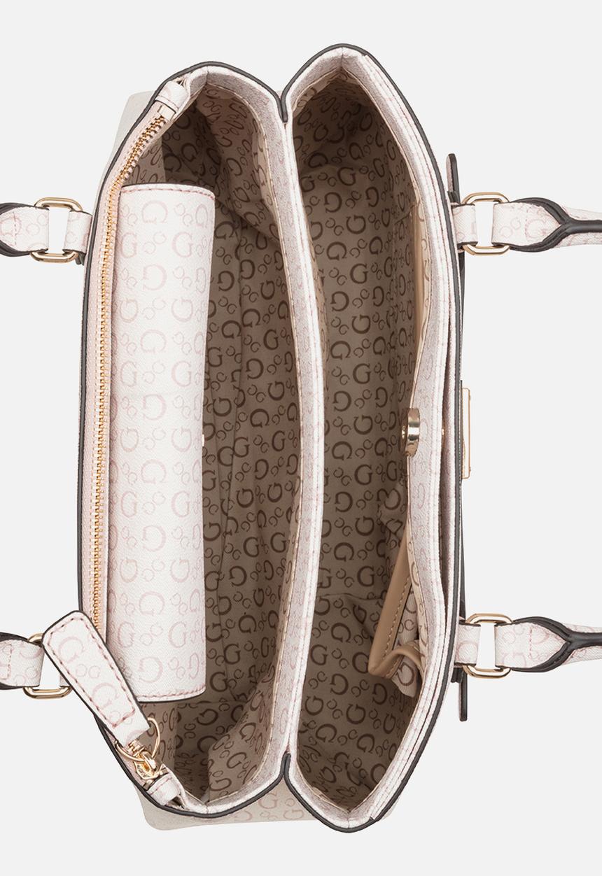 GUESS - Aria Satchel Bag- Dusty Mauve