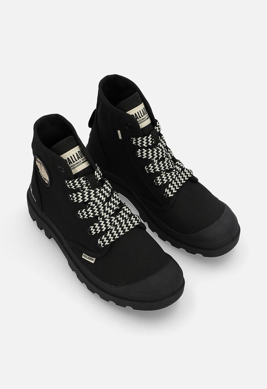 Palladium - Pampa Hi Htg Lace - Black