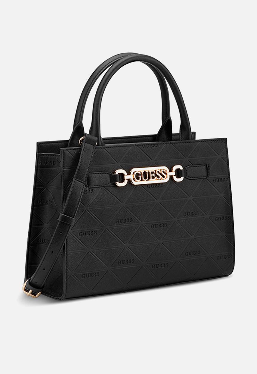 GUESS - Celestia Satchel Bag- Black