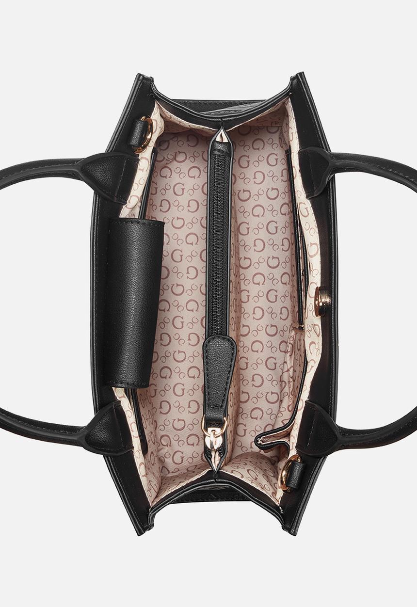 GUESS - Celestia Satchel Bag- Black