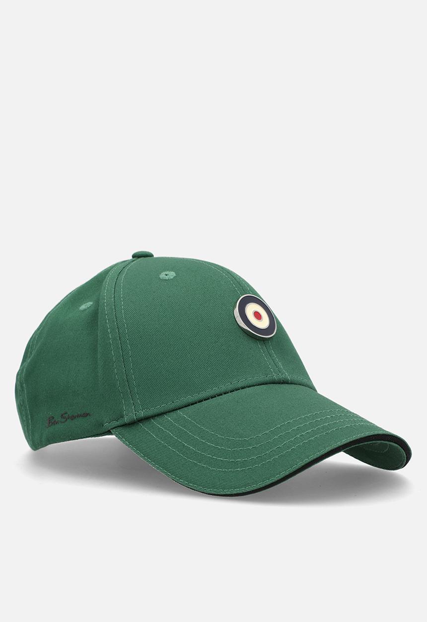 Ben Sherman - Metal Targy Badge Cap- Forest Green