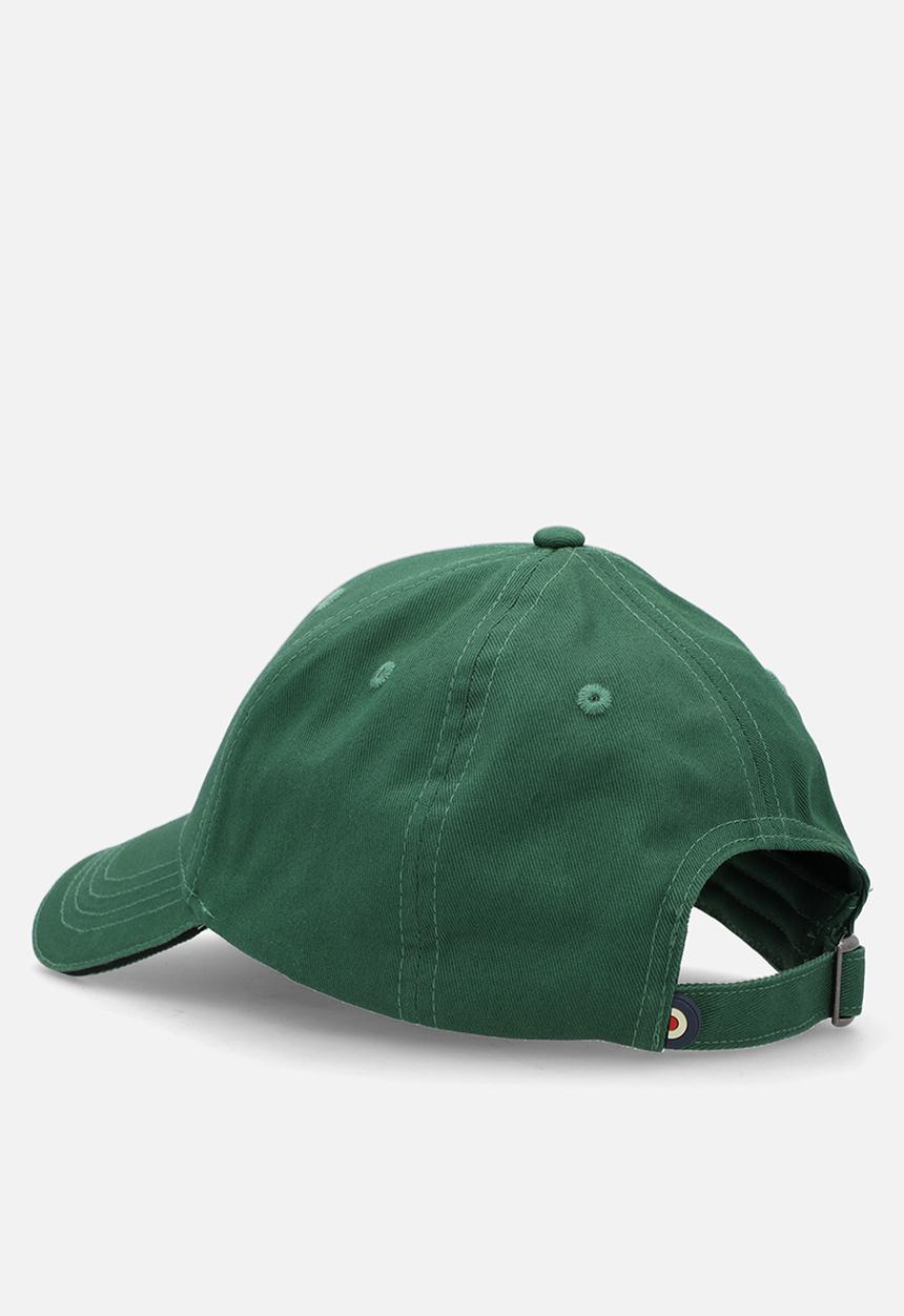 Ben Sherman - Metal Targy Badge Cap- Forest Green
