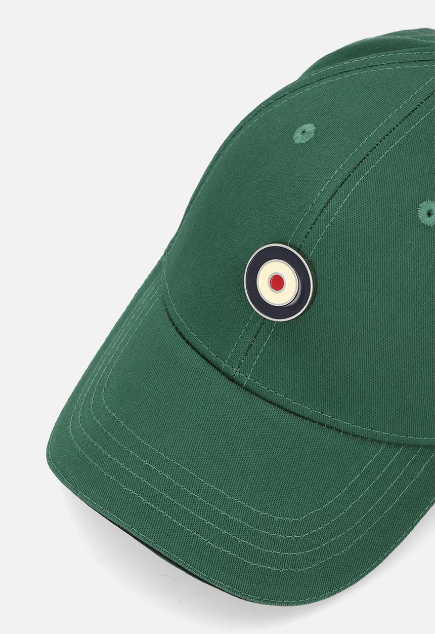 Ben Sherman - Metal Targy Badge Cap- Forest Green