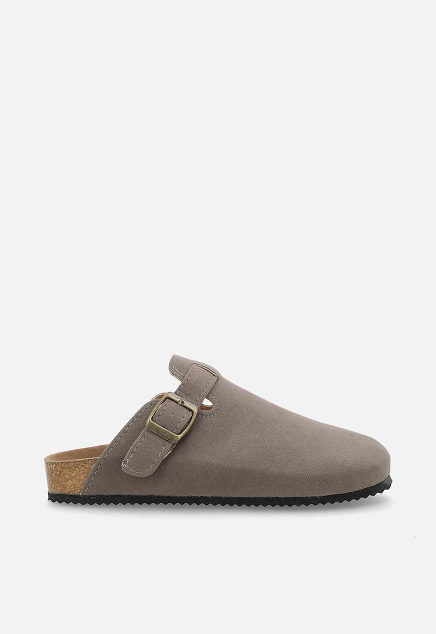 Pop Candy - Suedette clogs - taupe