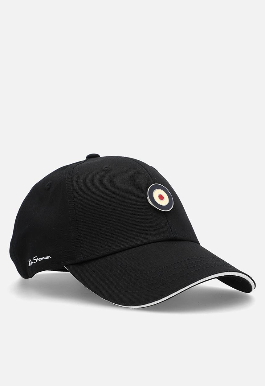 Ben Sherman - Metal Targy Badge Cap- Black