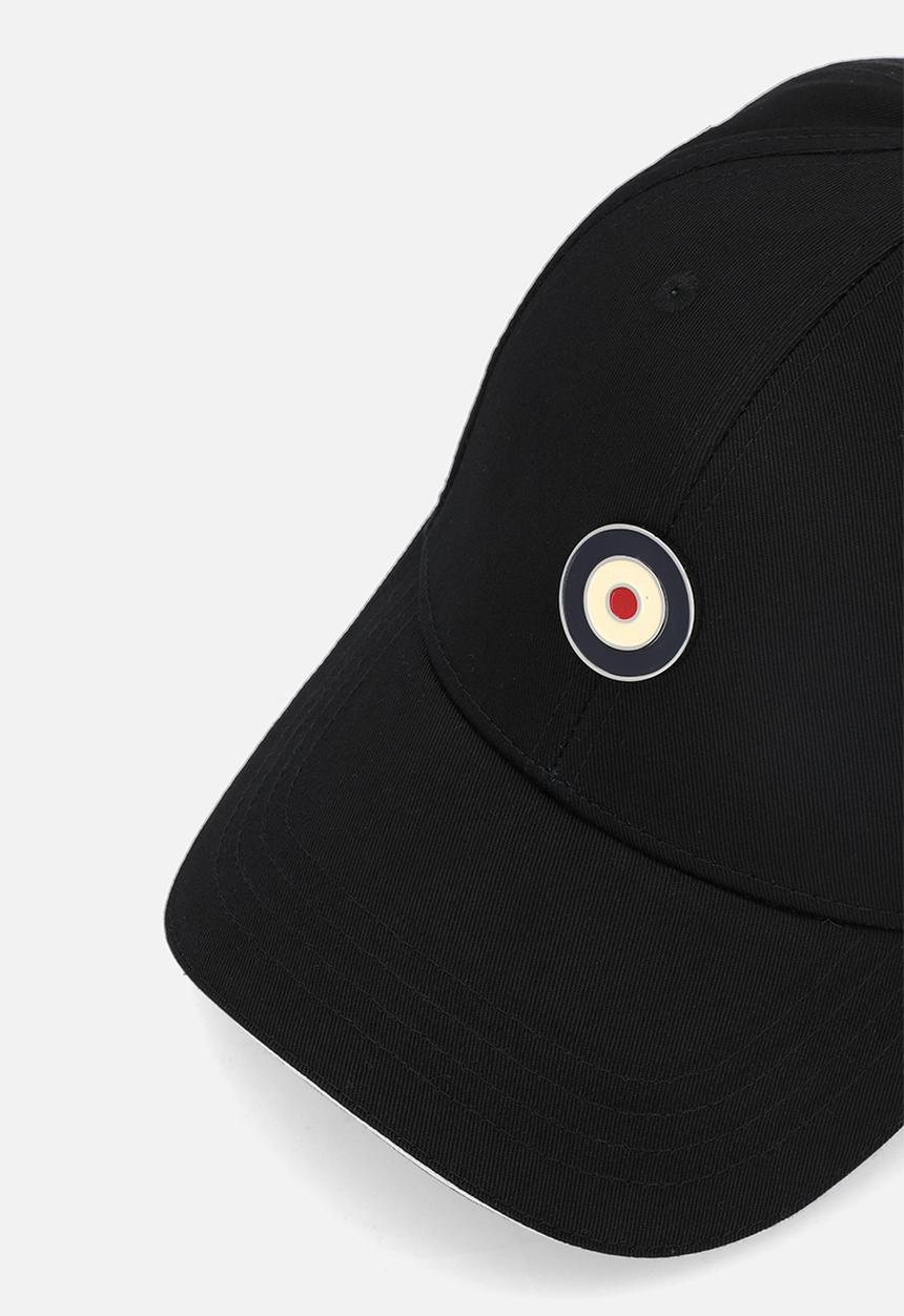 Ben Sherman - Metal Targy Badge Cap- Black