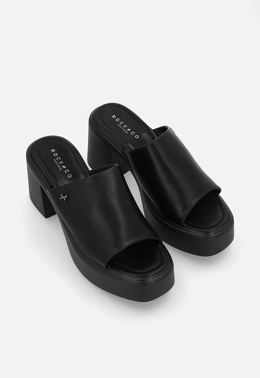 Rock & Co - Cynthia 1 platform block heel - black