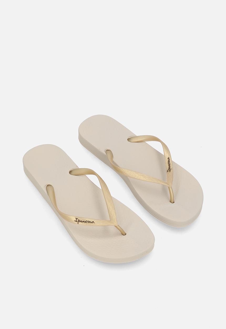 Ipanema - Anatomica Fem Flip Flop - beige & gold