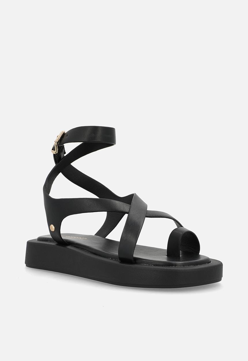 Viabeach - Coconut 39 cross-over thick sandal - black