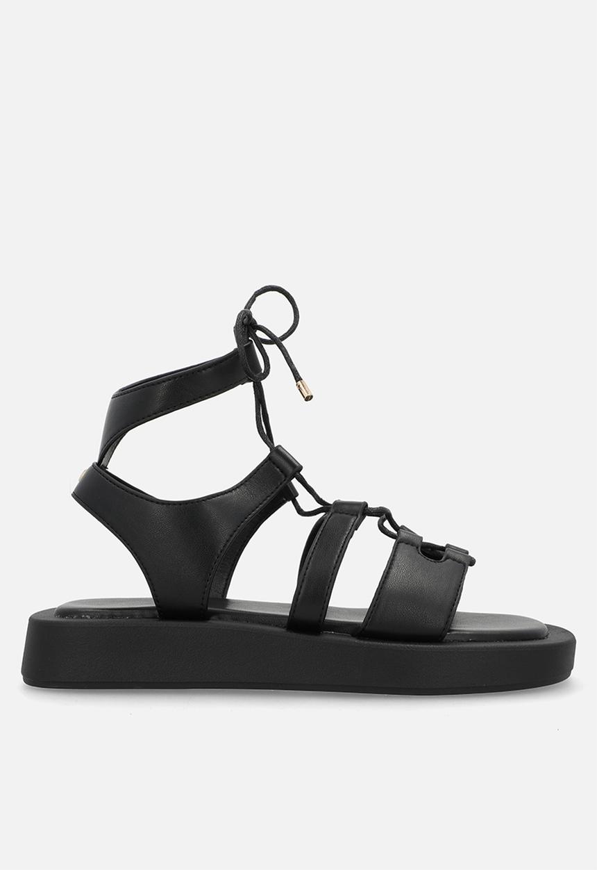 Viabeach - Coconut 36 lace-up thick sandal - black