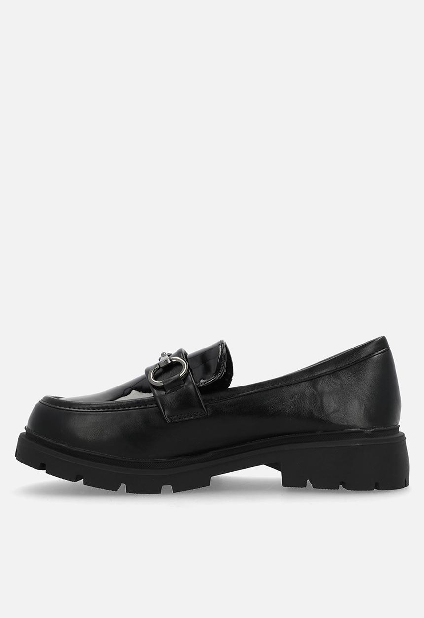 Rock & Co - Coven 4 metal trim combo loafer - black