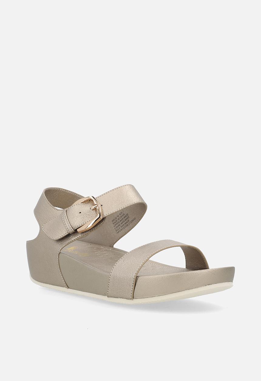 Butterfly Feet - Delia 16 ankle strap sandal - champagne