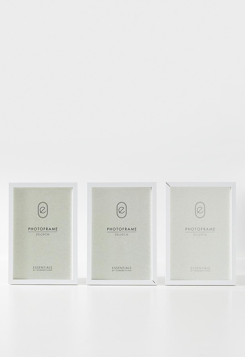 H&S - Gallery wall frame set of 3  - White