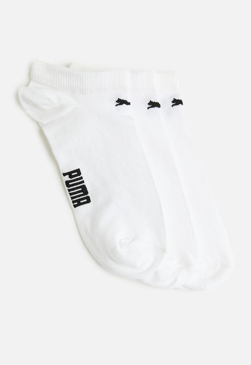 PUMA - Mens 3 Pk No Show Sock-White