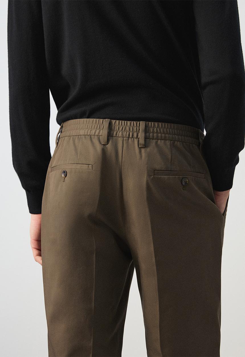 MANGO - Trousers Roberto2 - Brown