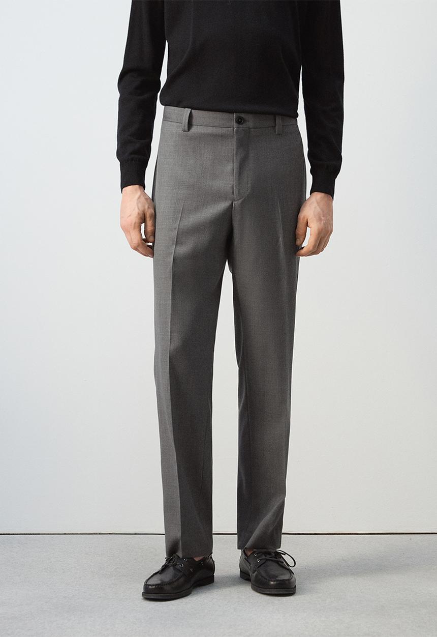 MANGO - Trousers Ricardo - Gray