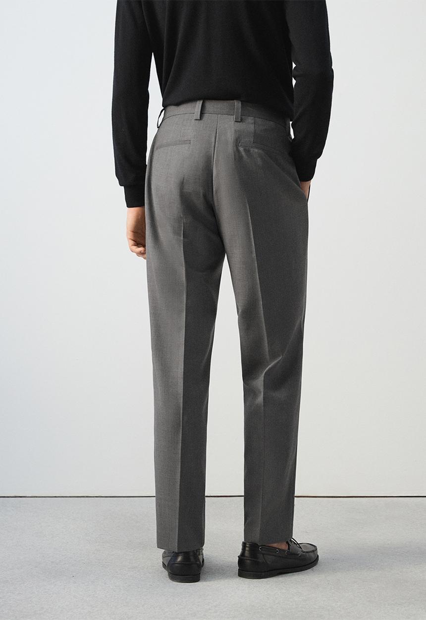 MANGO - Trousers Ricardo - Gray