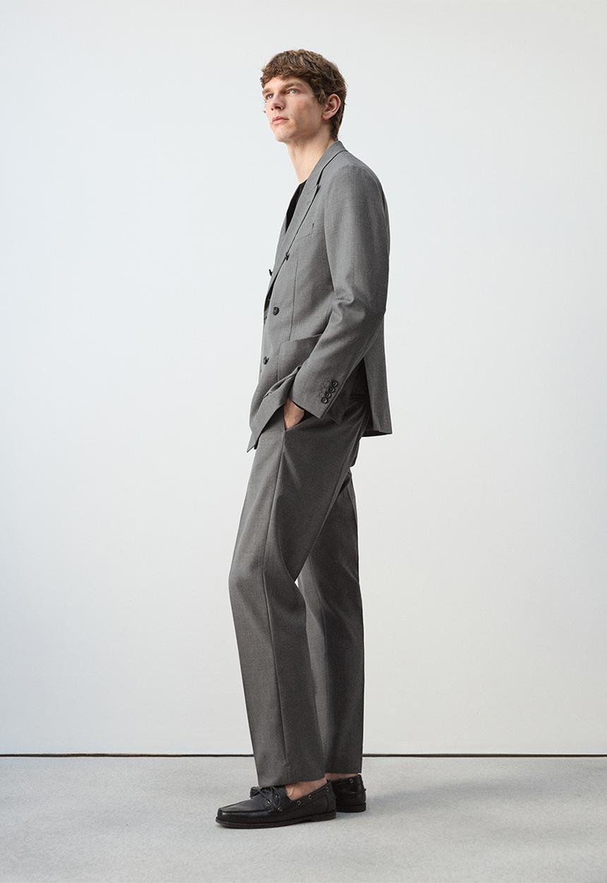 MANGO - Trousers Ricardo - Gray