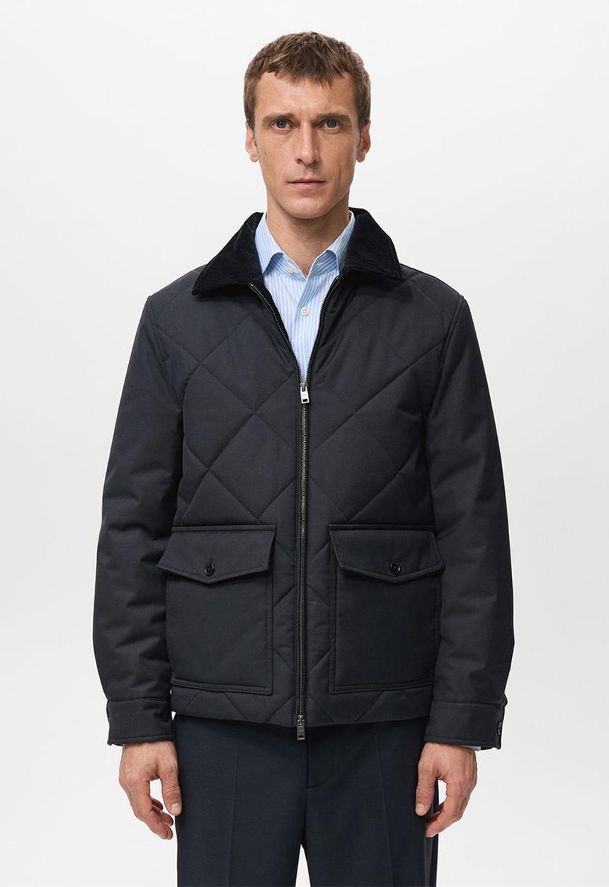 MANGO - Jacket Niall - Dark Blue