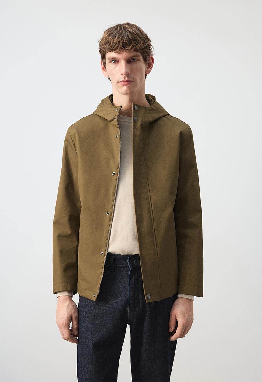 MANGO - Parka Iker - Dark Yelow
