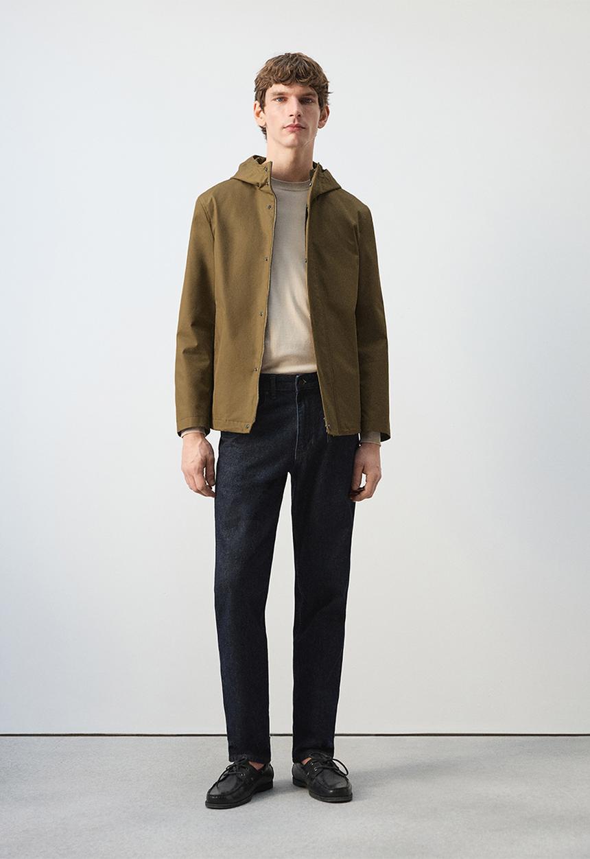 MANGO - Parka Iker - Dark Yelow