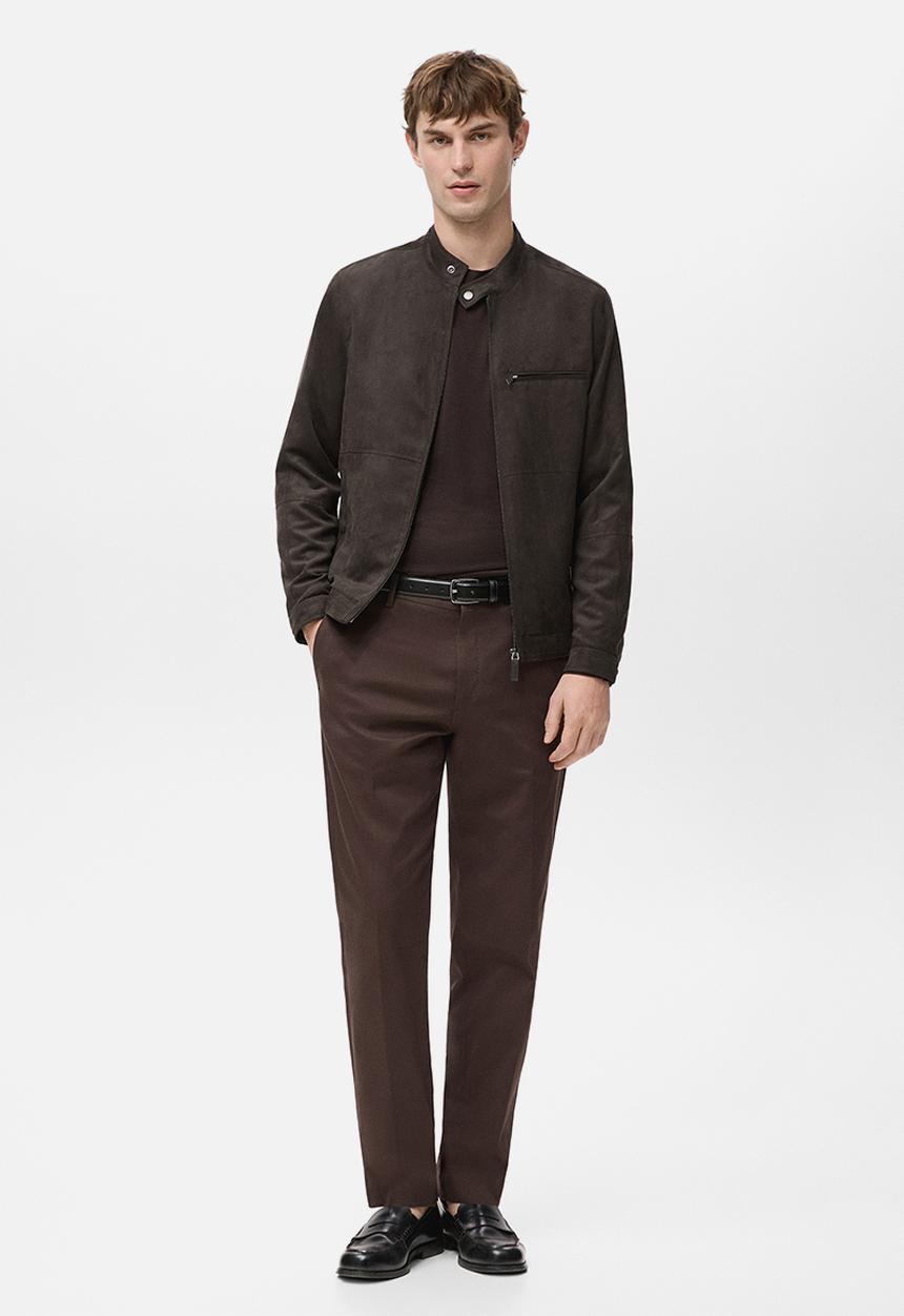 MANGO - Jacket Boy - Brown