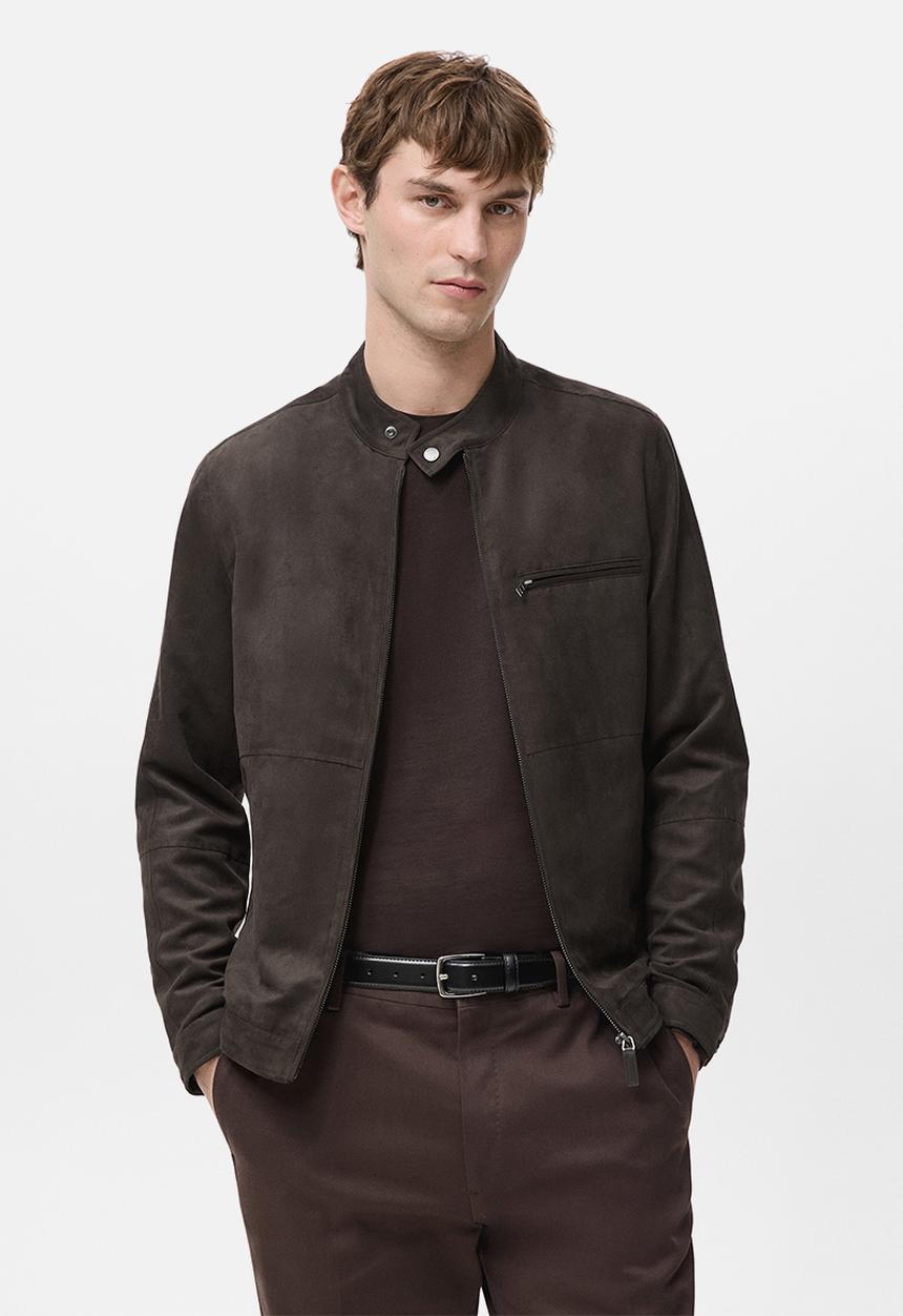 MANGO - Jacket Boy - Brown