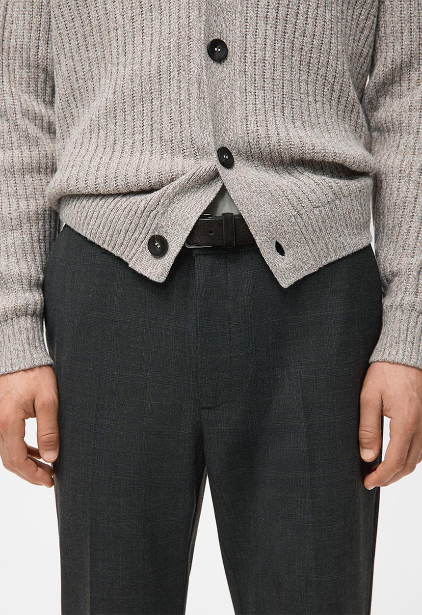 MANGO - Trousers Atlas - Dark Grey