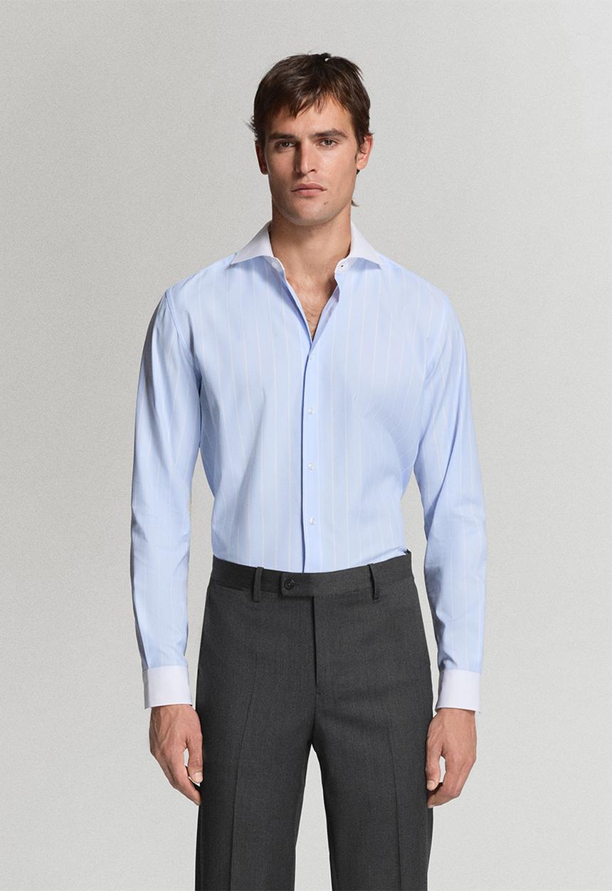 MANGO - Shirt Sarria - Blue