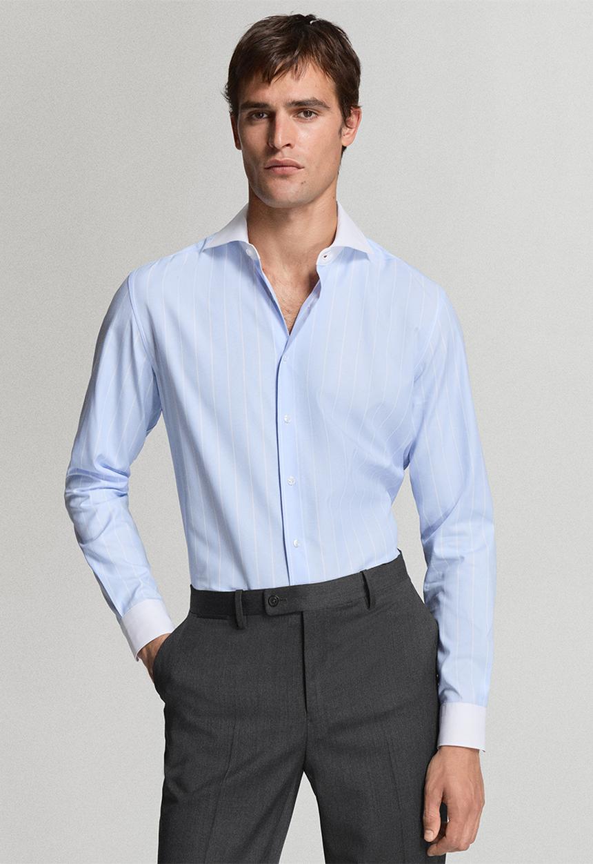 MANGO - Shirt Sarria - Blue