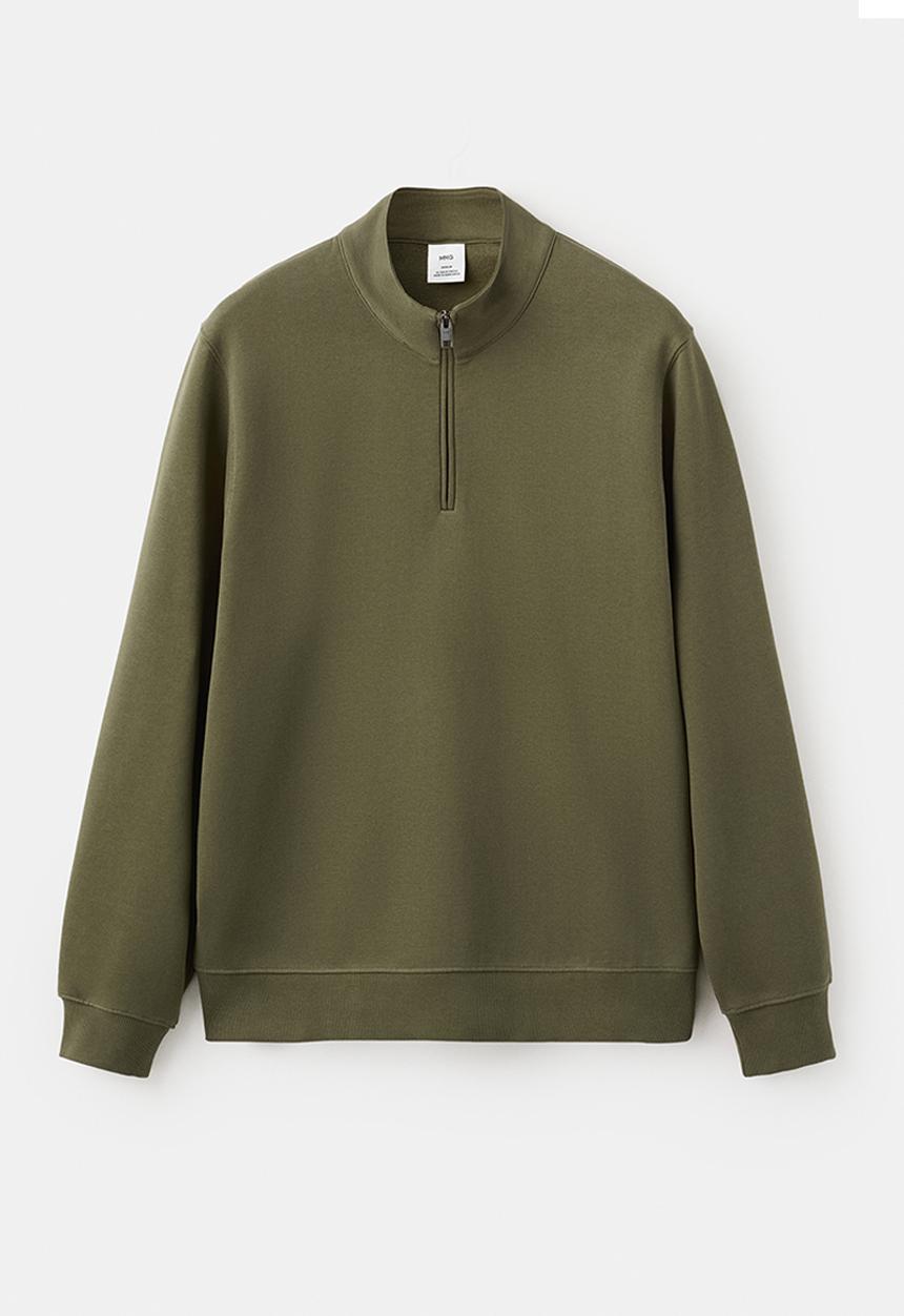 MANGO - Sweatshirt Winne - Dark Green