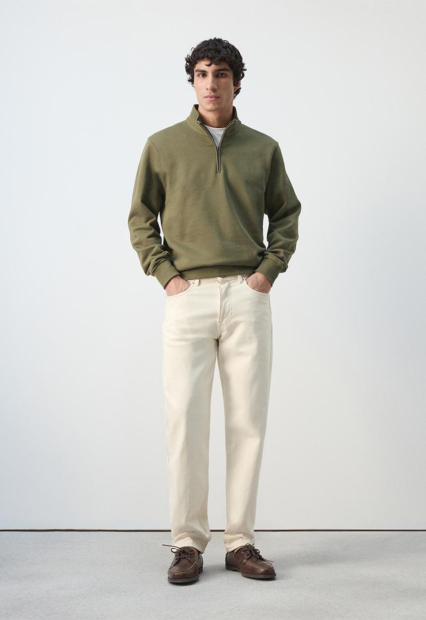 MANGO - Sweatshirt Winne - Dark Green