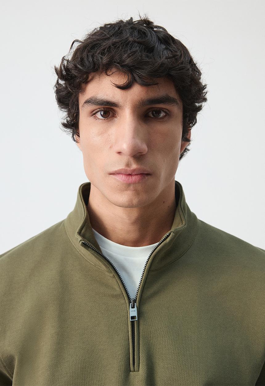 MANGO - Sweatshirt Winne - Dark Green