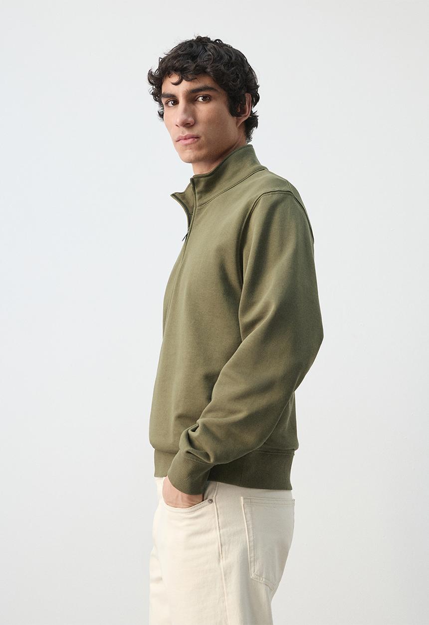MANGO - Sweatshirt Winne - Dark Green
