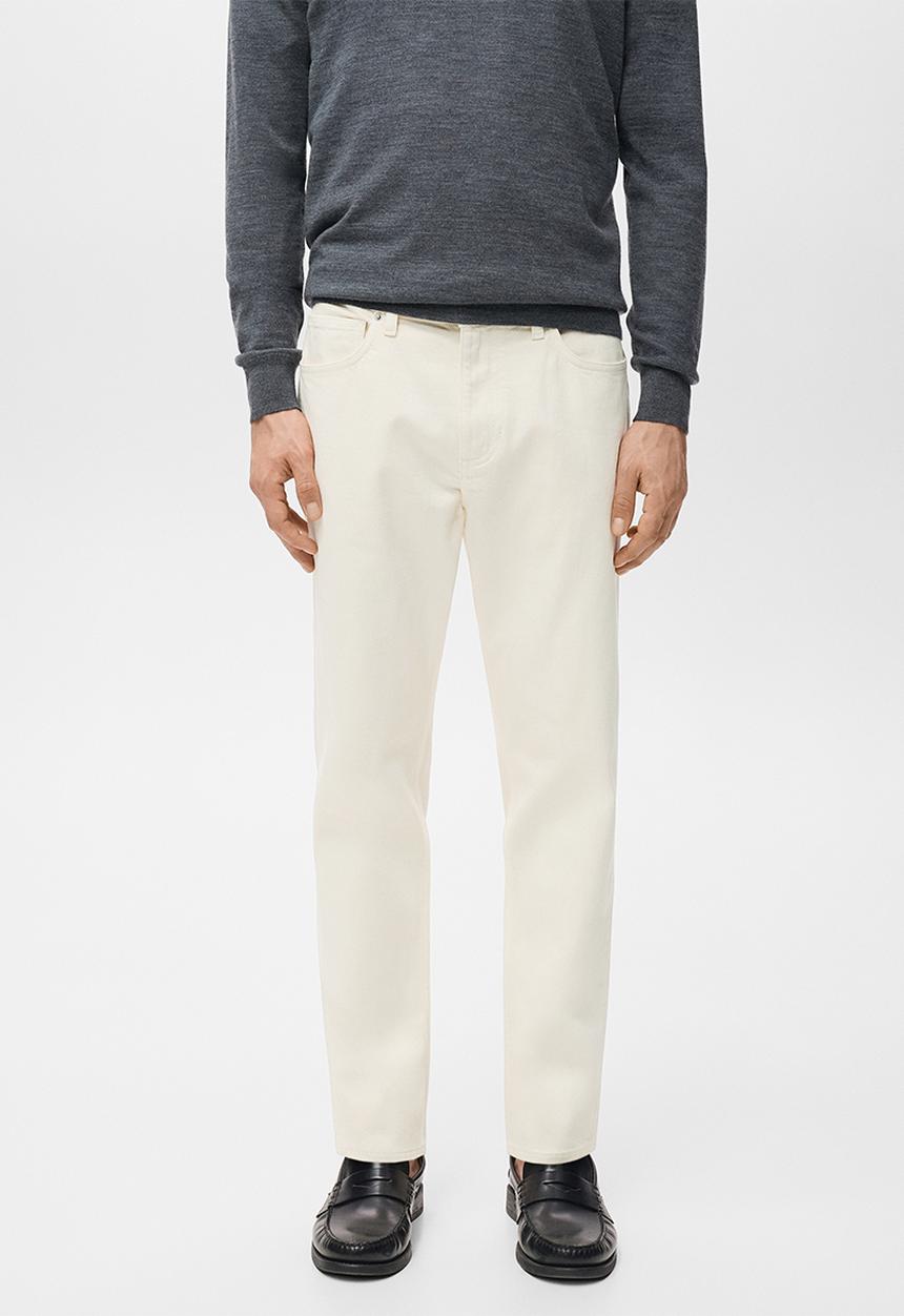 MANGO - Jeans Ben - Light Beige
