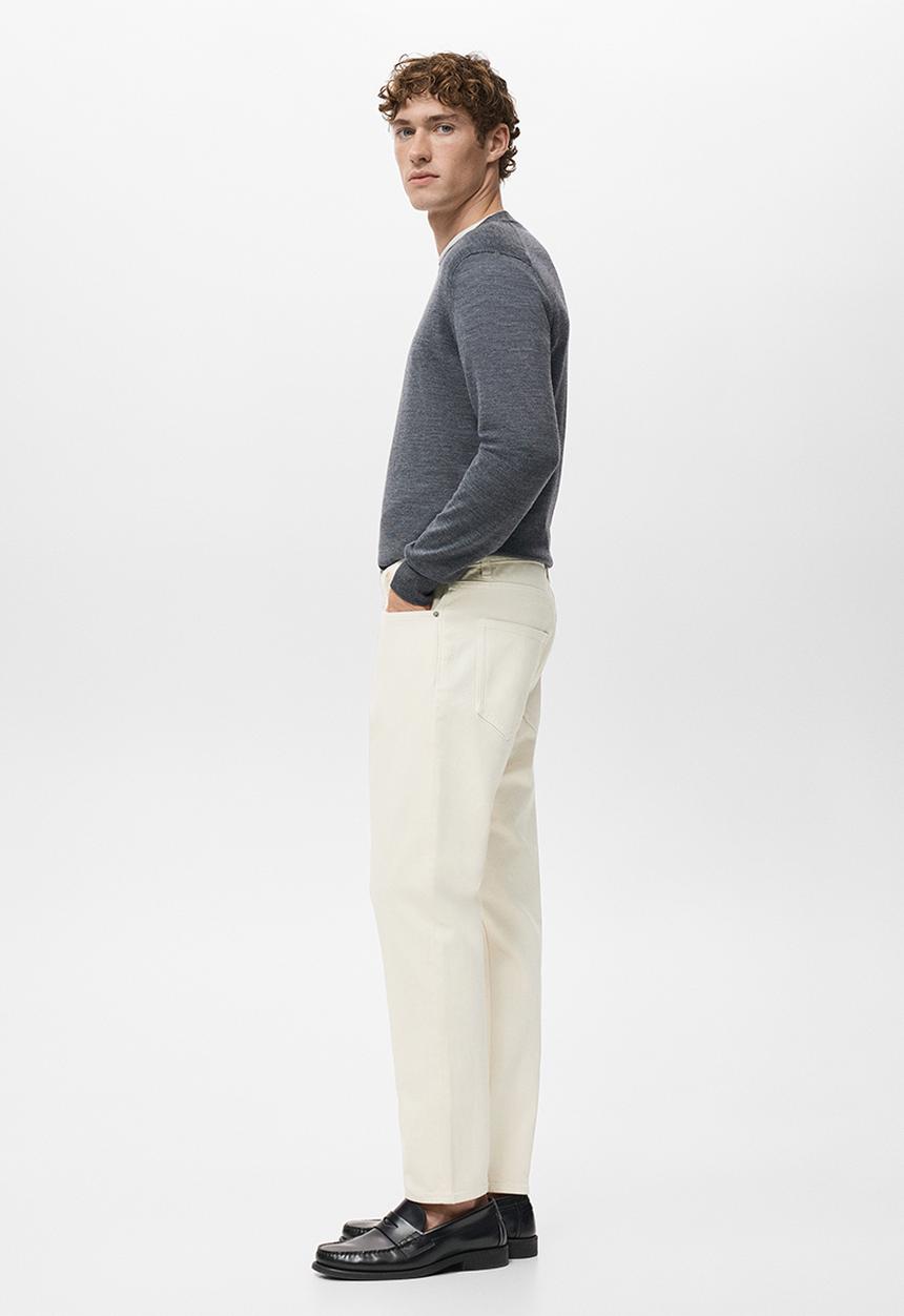 MANGO - Jeans Ben - Light Beige