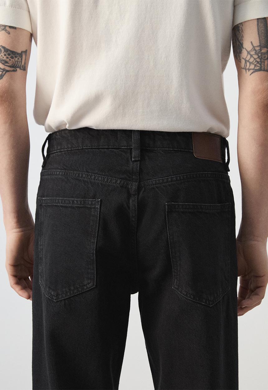MANGO - Jeans Sammy - Black Denim