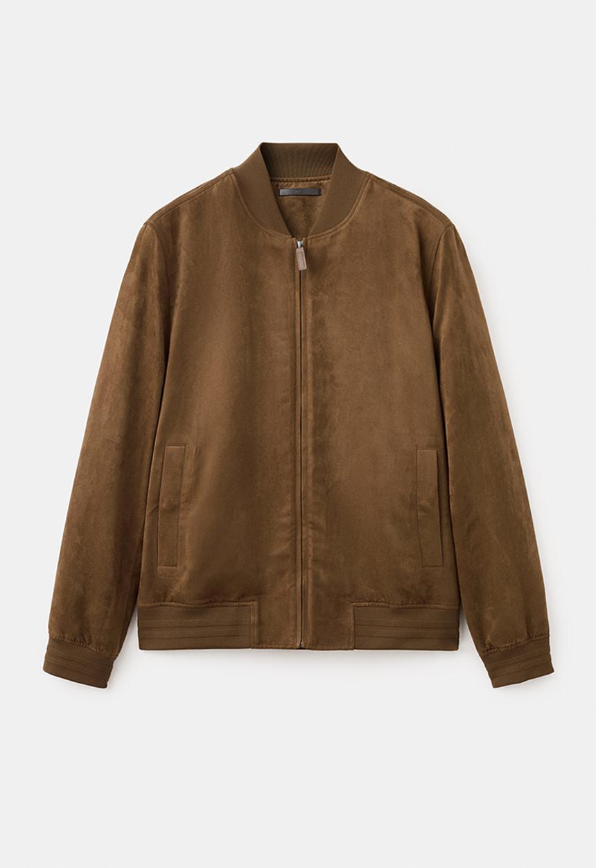 MANGO - Jacket Bero - Dark Brown