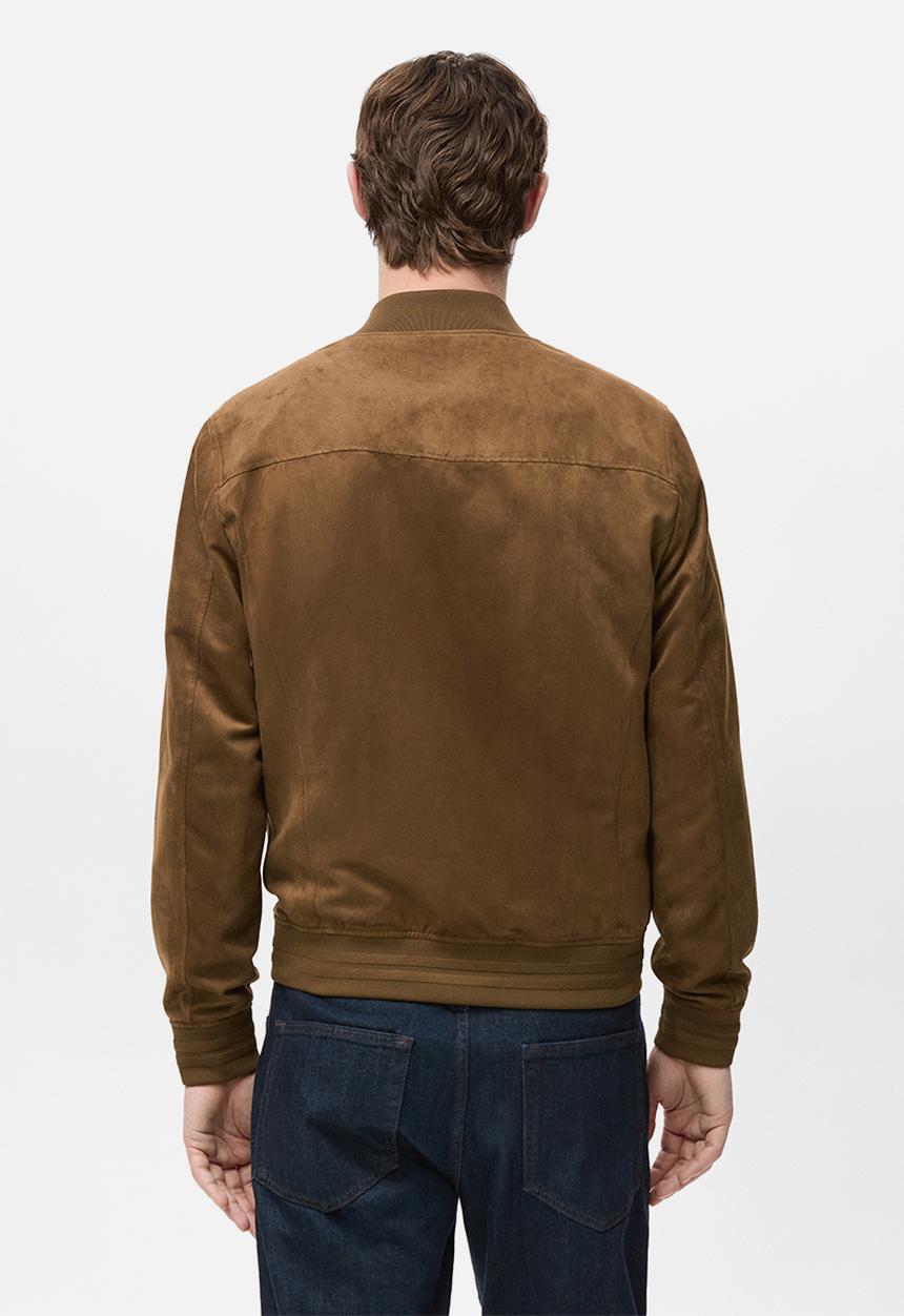 MANGO - Jacket Bero - Dark Brown