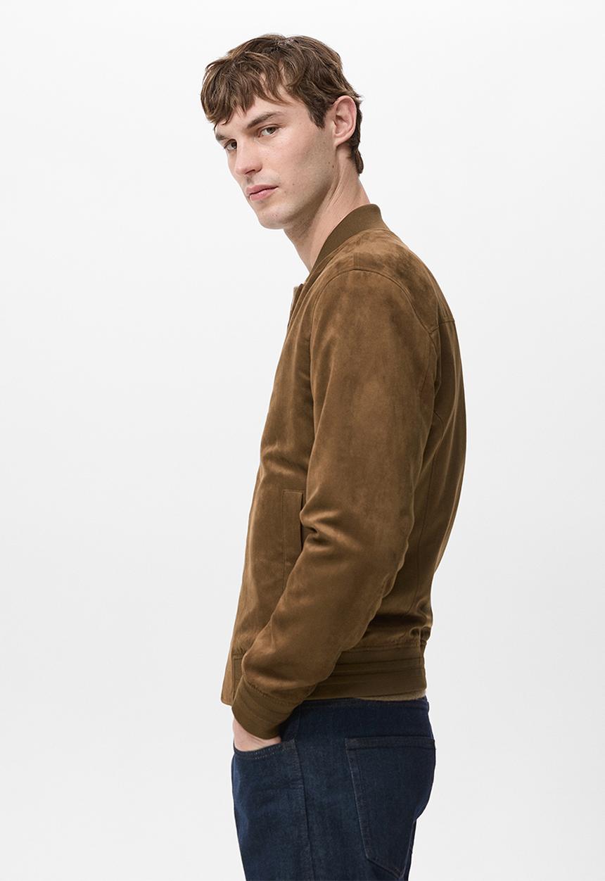 MANGO - Jacket Bero - Dark Brown