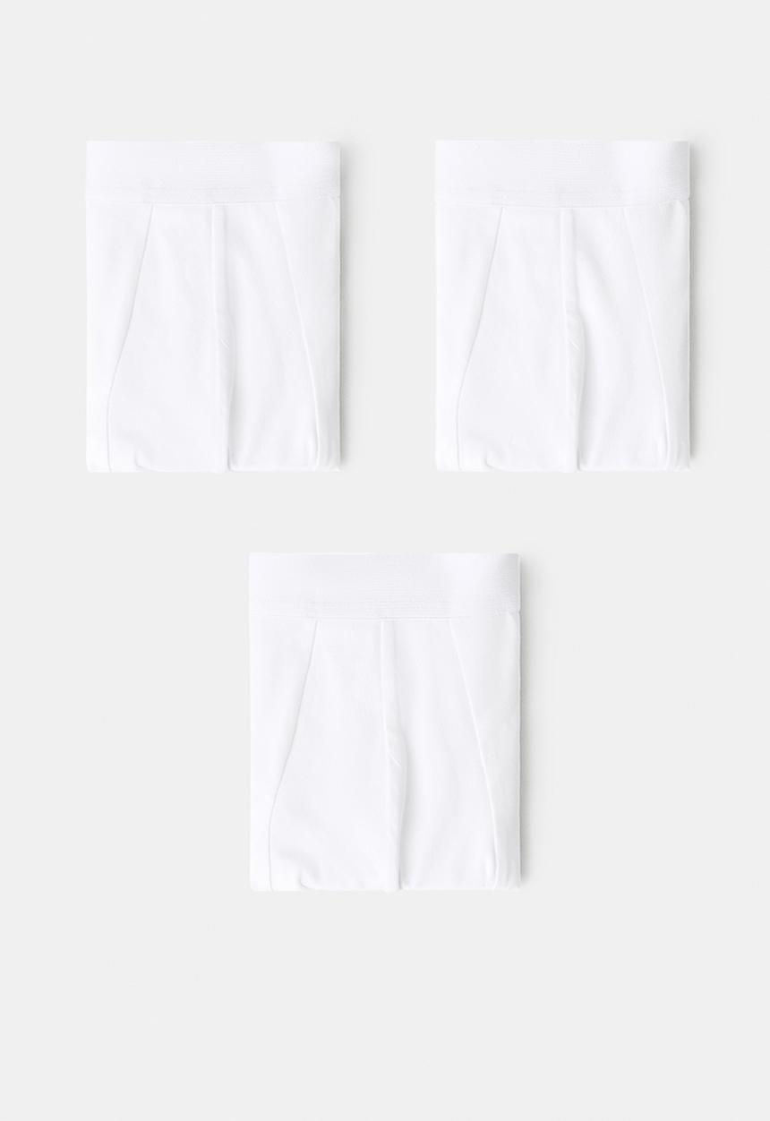 MANGO - Boxers Triwhite - White