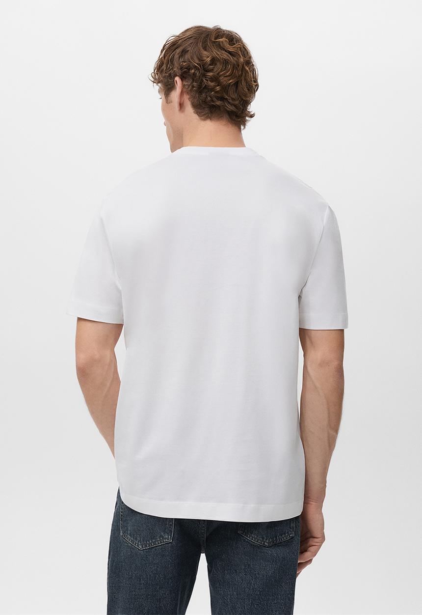 MANGO - T-Shirt  Bellow - White