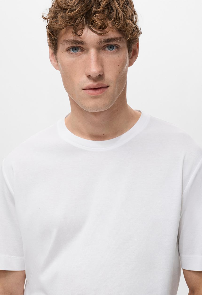 MANGO - T-Shirt  Bellow - White