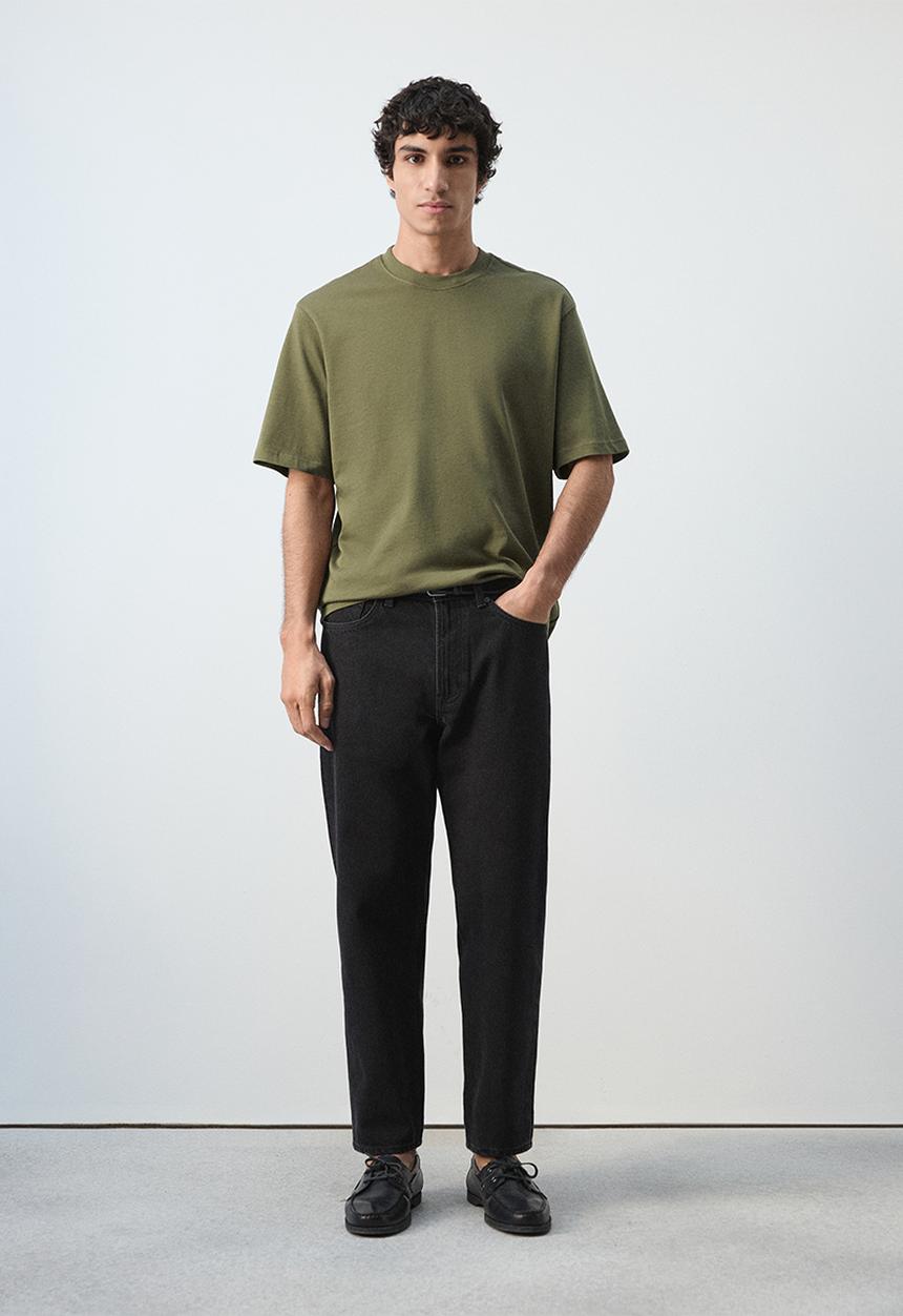 MANGO - T-Shirt  Anouk - Dark Green