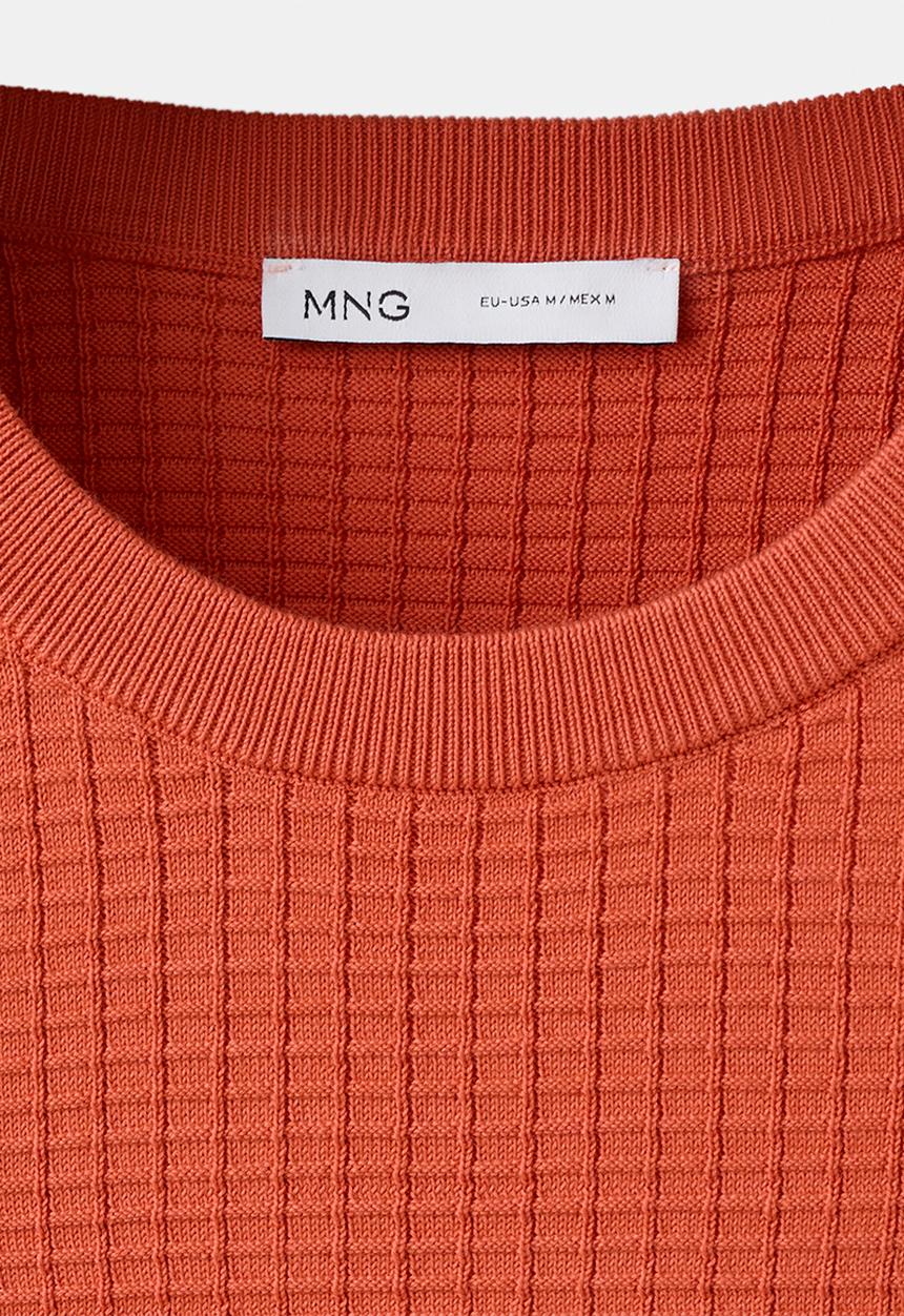 MANGO - T-Shirt Fluid - Medium Pink
