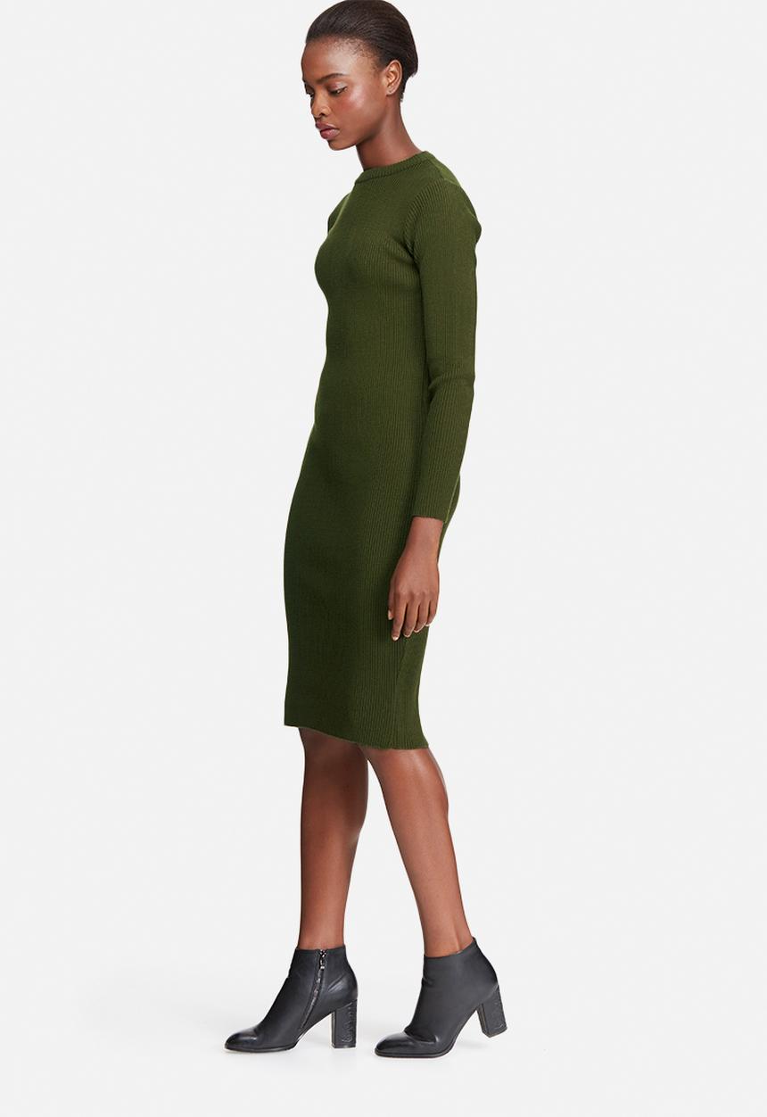 dailyfriday - Ribbed knitwear dress