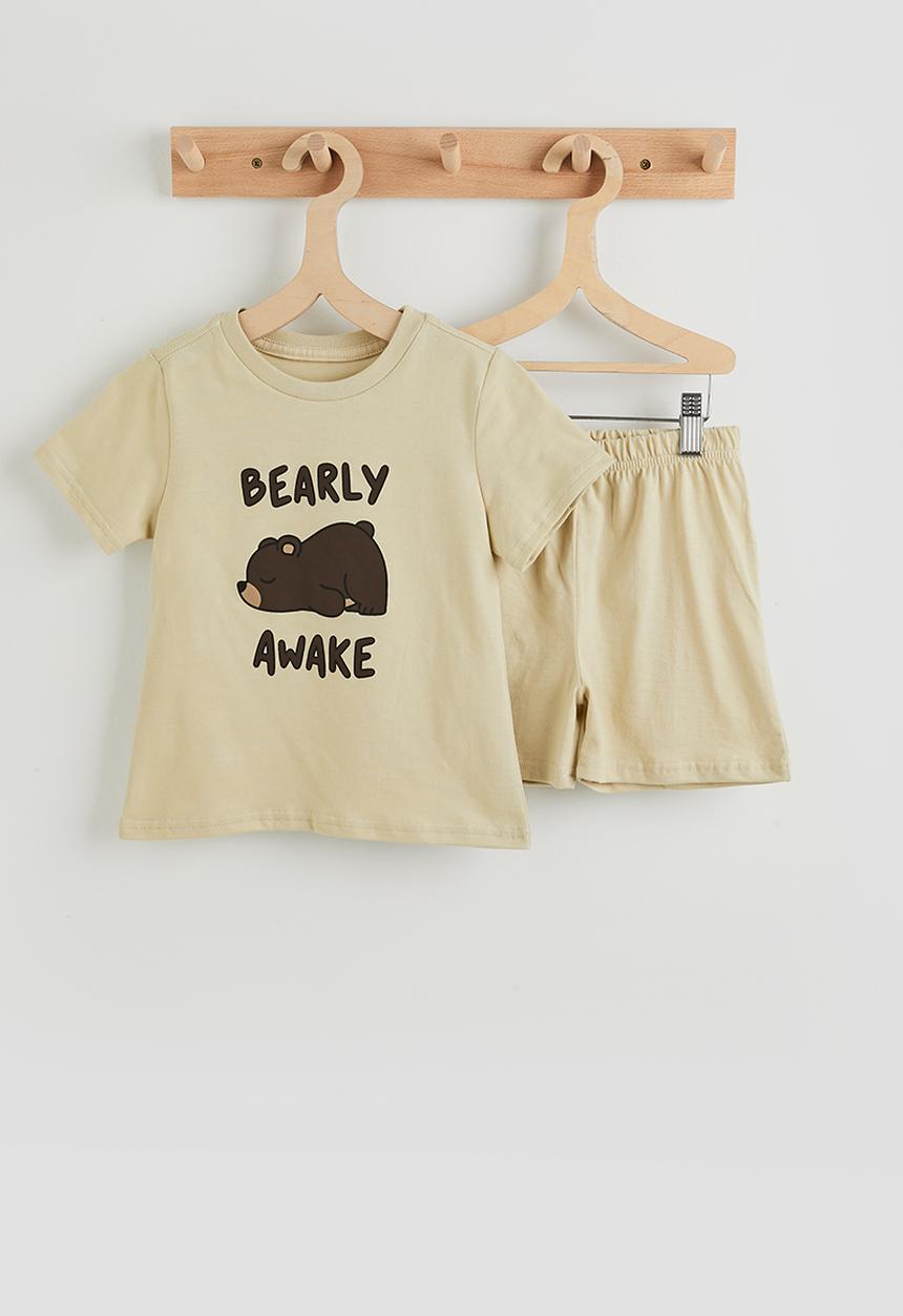 Pop Candy - Boys pj set - stone