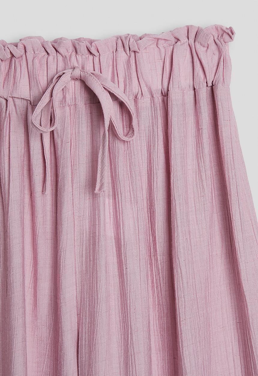 Pop Candy - Paperbag waist pants - pink